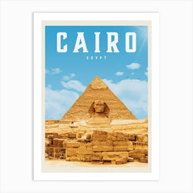 Cairo Egypt Travel Poster Art Print