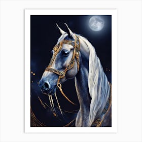 Egyptian Horse Art Print