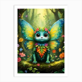 Aetherwing Butterfly #7 Art Print