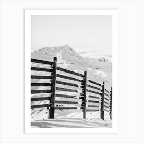 Ski Slope Art Print