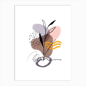 Boho Modern Minimalist Art Print