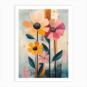 Daisies Canvas Print Art Print