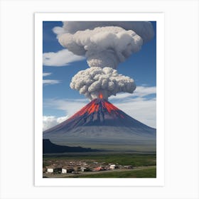 Volcano Eruption 4 Art Print