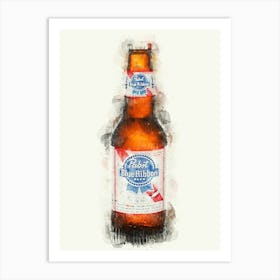 Pabst Blue Ribbon Art Print