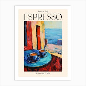 Bologna Espresso Made In Italy 2 Poster Art Print