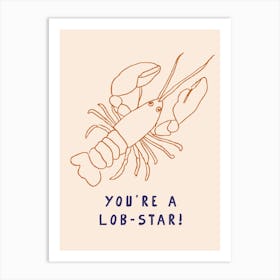 Lobstar Art Print