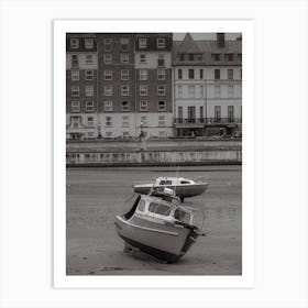 Fishing Boats On The Beach Art Print