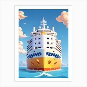 Cruise Ship 1 Art Print