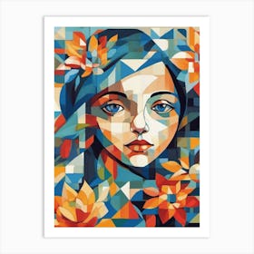 Abstract Of A Woman 3 Art Print