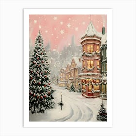 Christmas Village 10 Art Print