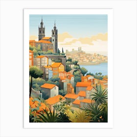 Porto Portugal 3 Illustration Art Print