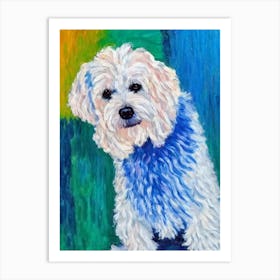 Puli Fauvist Style Dog Art Print