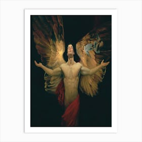Angel Stock Videos & Royalty-Free Footage Art Print