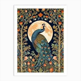 William Morris Peacock 2 Art Print