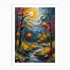 A Peaceful Autumn Day Art Print