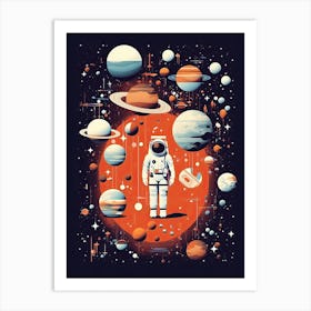 Astronomy's Wanderer: Journey in Space Art Print