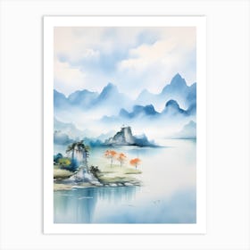 Chinese Landscape Painting Art Print