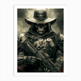 Skulduggery Art Print