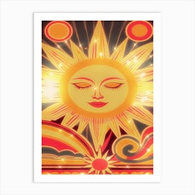 Bright Sun Sparkling Art Print