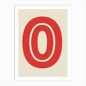 Letter O Art Print