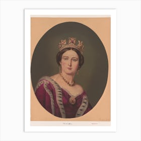 A Young Queen Victoria Art Print