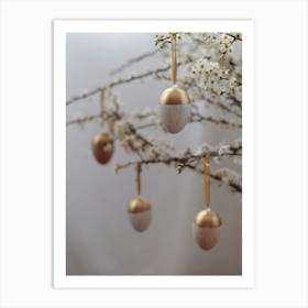 Easter Acorns Art Print