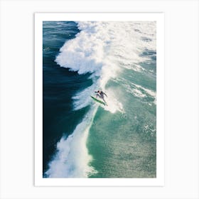 Surfer Catching Air Art Print