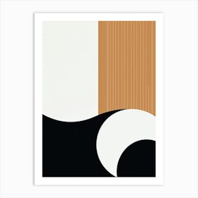 Bauhaus Nocturne, Boho Art Print