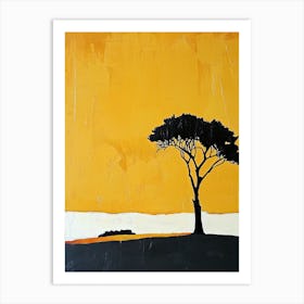 Lone Tree, Africa Art Print