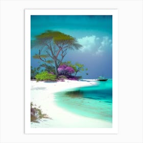 Mafia Island Tanzania Soft Colours Tropical Destination Art Print