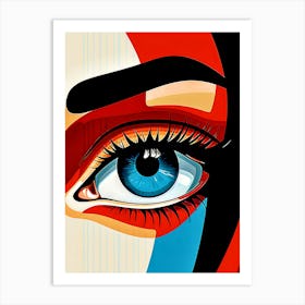 Eye Of A Woman Art Print