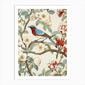 Bird On A Branch 43 Art Print