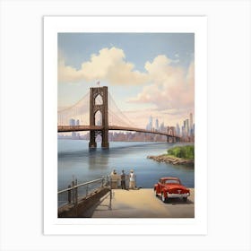 Default Manhanttan Bridge New York Brooklyn Travel Art Print Art Print