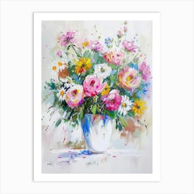Flowers In A Vase 70 Art Print