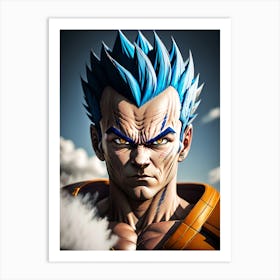 Dragon Ball Z Wallpaper 1 Art Print