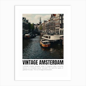 Amsterdam Vintage Canal Belt 1 Art Print