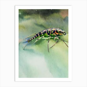 Slipper Lobster Storybook Watercolour Art Print