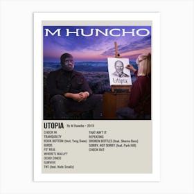 Utopia By M Huncho 2019 Poster Art Print