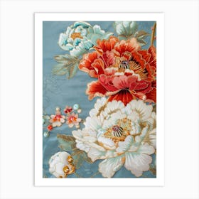 Chinese Silk Art Print