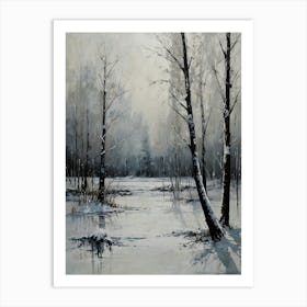 Winter Landscape 5 Art Print