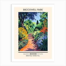 Brockwell Park London Parks Garden 1 Art Print