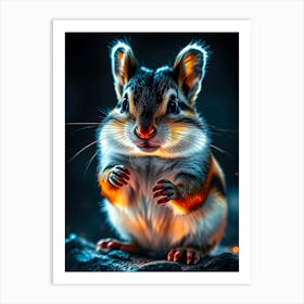 Wild Animal Creative Portrait 73 Art Print