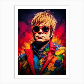 Elton John (1) Art Print