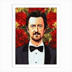 Edward Norton Illustration Movies Art Print