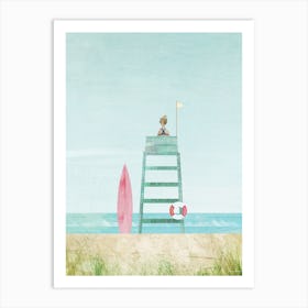 The Lifeguard Art Print