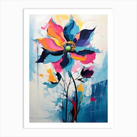 Abstract Flower Painting 24 Art Print