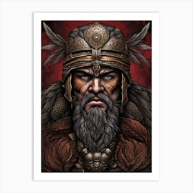 King Of The Vikings 1 Art Print