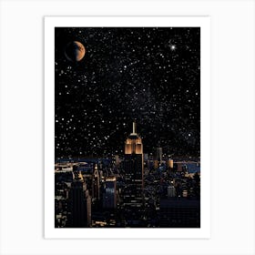 New York City Skyline Art Print