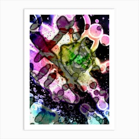 Abstraction Spots Art Print