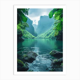 Chinese Landscape 25 Art Print